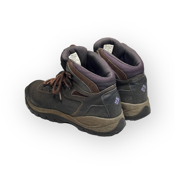 Columbia ⍟ Newton Ridge Plus Waterproof Hiker Hiking Boots ⍟ Brown Purple ⍟ 9M - Picture 6 of 16